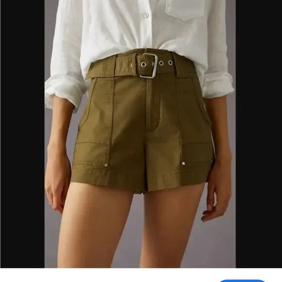 Anthropologie Pants - Anthropologie cargo utility shorts green 6